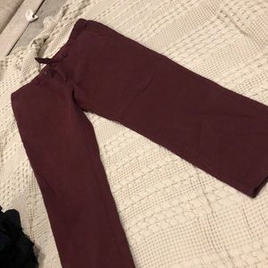 Red Brooks Brothers pants